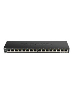 D-Link DGS-1016S switch No administrado Gigabit Ethernet (10 100 1000) Negro 2