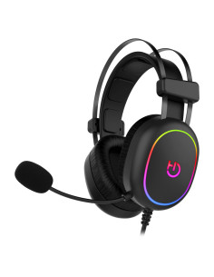 Hiditec Erys ARGB Auriculares Alámbrico Diadema Juego Negro