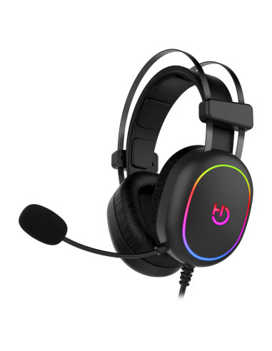 Hiditec Erys ARGB Auriculares Alámbrico Diadema Juego Negro