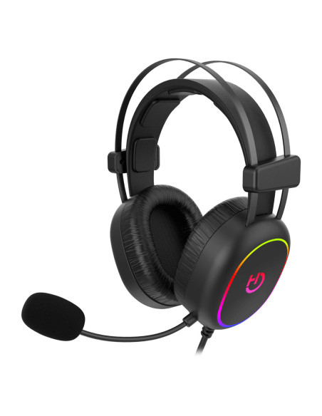 Hiditec Erys ARGB Auriculares Alámbrico Diadema Juego Negro