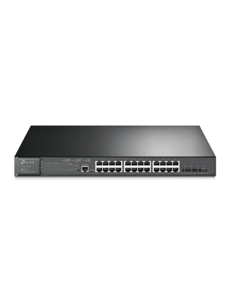 TP-Link JetStream TL-SG3428XMP switch Gestionado L2+ Gigabit Ethernet (10 100 1000) Energía sobre Ethernet (PoE) 1U Negro