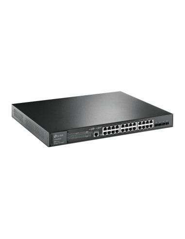 TP-Link JetStream TL-SG3428XMP switch Gestionado L2+ Gigabit Ethernet (10 100 1000) Energía sobre Ethernet (PoE) 1U Negro