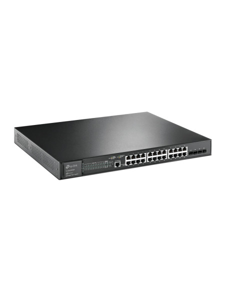 TP-Link JetStream TL-SG3428XMP switch Gestionado L2+ Gigabit Ethernet (10 100 1000) Energía sobre Ethernet (PoE) 1U Negro
