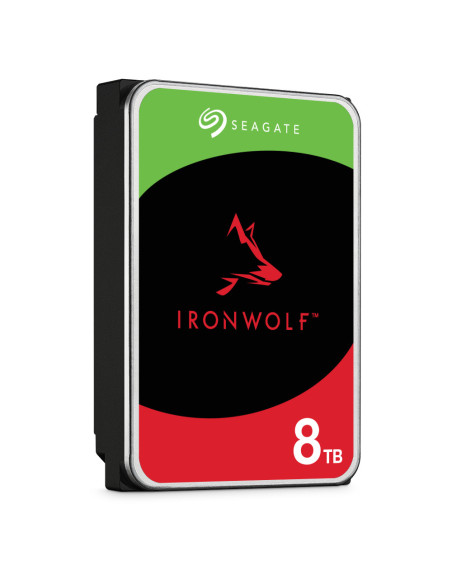Seagate IronWolf ST8000VN004 disco duro interno 8 TB 7200 RPM 256 MB 3.5" Serial ATA III