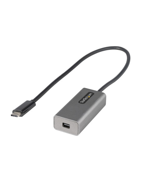 StarTech.com Adaptador USB C a Mini DisplayPort - Convertidor de Vídeo USB Tipo C a mDP Mini DP a 4K 60Hz - Compatible con