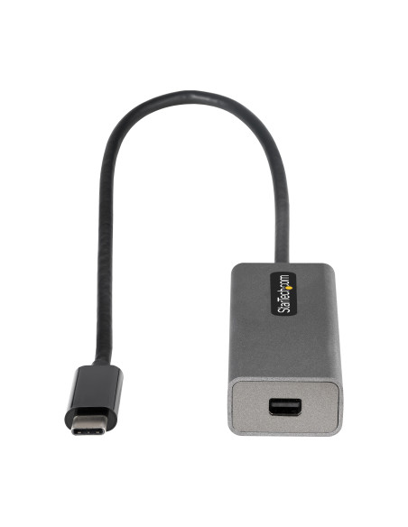 StarTech.com Adaptador USB C a Mini DisplayPort - Convertidor de Vídeo USB Tipo C a mDP Mini DP a 4K 60Hz - Compatible con