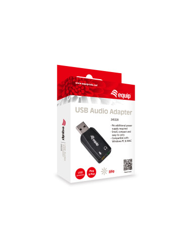 Equip 245320 base para portátil y replicador de puertos USB tipo A Negro