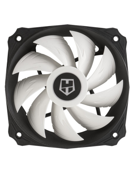 NOX Hummer H-212 Procesador Enfriador 12 cm Aluminio, Negro, Blanco 1 pieza(s)