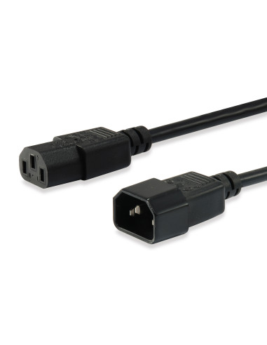 Equip 112101 cable de transmisión Negro 3 m C14 acoplador C13 acoplador