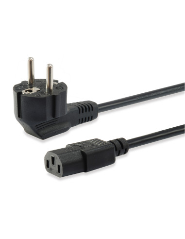 Equip 112121 cable de transmisión Negro 3 m IEC C13 CEE7 7