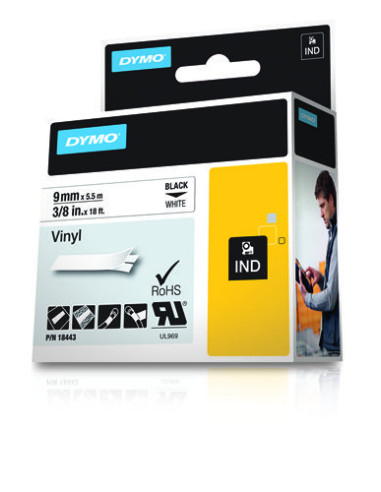 DYMO Etiquetas de Vinilo IND