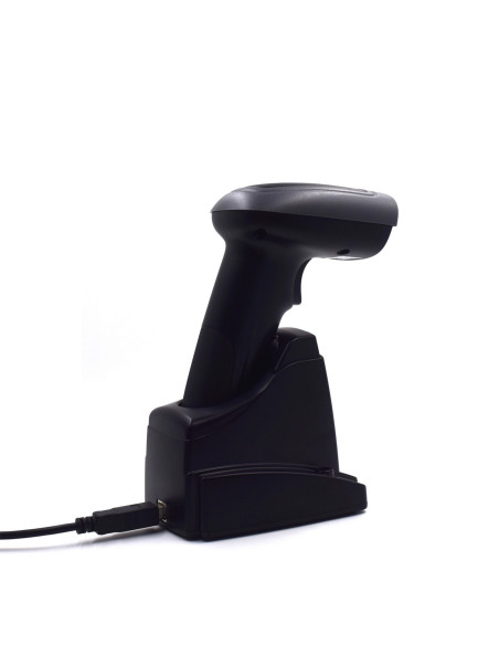 Ewent EW3440 lector de código de barras Lector de códigos de barras portátil 1D 2D Negro