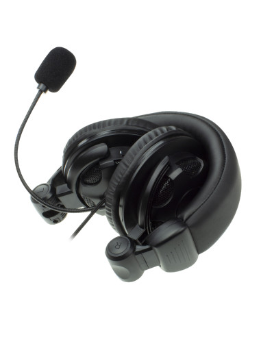 Ewent EW3564 auricular y casco Auriculares Alámbrico Diadema Llamadas Música Negro