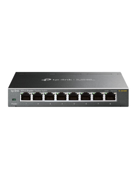 TP-Link Omada TL-SG108S switch No administrado Gigabit Ethernet (10 100 1000) Negro