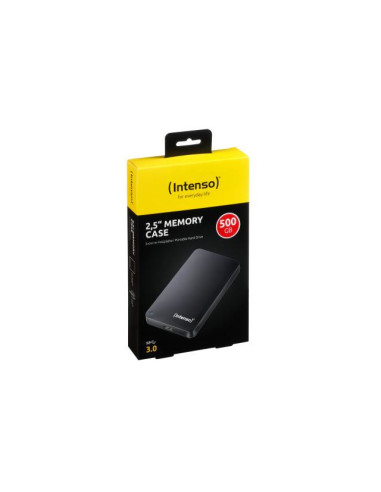 Intenso Memory Case disco duro externo 1 TB 5400 RPM 2.5" Micro-USB B 3.2 Gen 1 (3.1 Gen 1) Negro