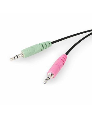 Ewent EW3562 auricular y casco Auriculares Alámbrico Diadema Llamadas Música Negro, Plata