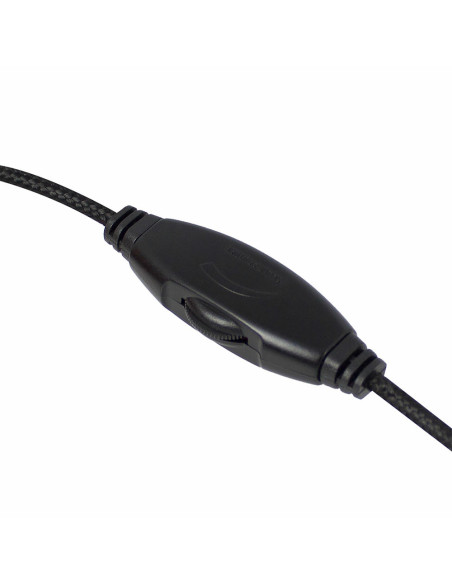 Ewent EW3562 auricular y casco Auriculares Alámbrico Diadema Llamadas Música Negro, Plata