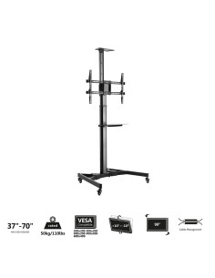 Ewent EW1540 soporte para pantalla de señalización 177,8 cm (70") Negro 2