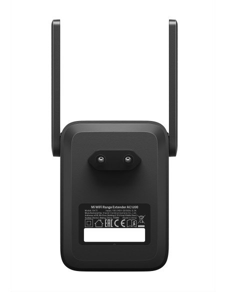 Xiaomi Mi WiFi Range Extender AC1200 Repetidor de red Negro 10, 100 Mbit s