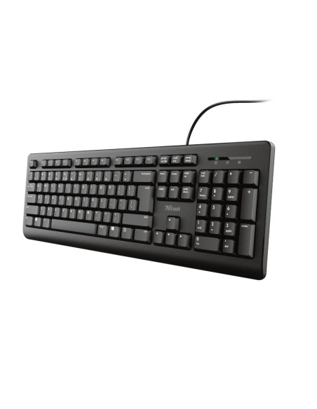 Trust TK-150 teclado Universal USB QWERTY Español Negro