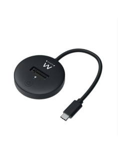Ewent EW7013 base de conexión para disco duro USB 3.2 Gen 2 (3.1 Gen 2) Type-C