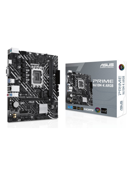 ASUS PRIME H610M-K ARGB Intel H610 LGA 1700 micro ATX
