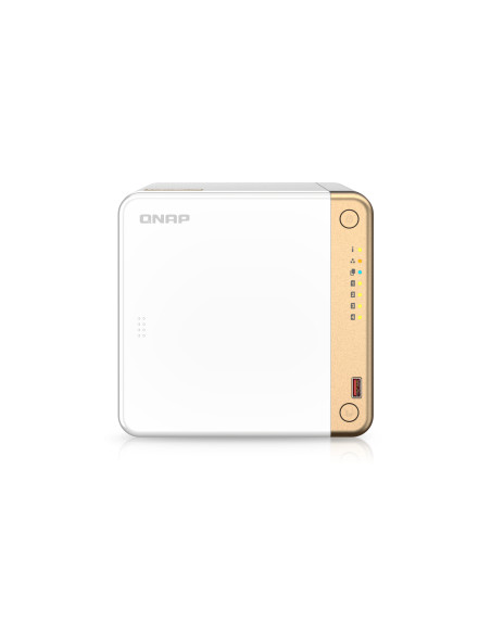 QNAP TS-462-4G servidor de almacenamiento NAS Torre Intel® Celeron® N4505 4 GB DDR4 0 TB QNAP QTS Blanco