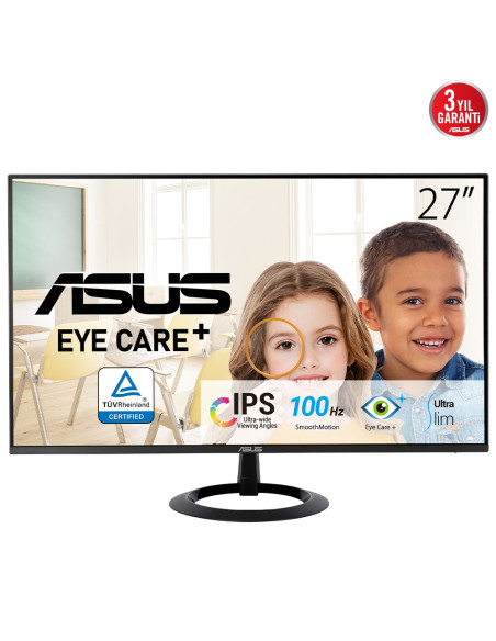 ASUS VZ27EHF pantalla para PC 68,6 cm (27") 1920 x 1080 Pixeles Full HD LCD Negro