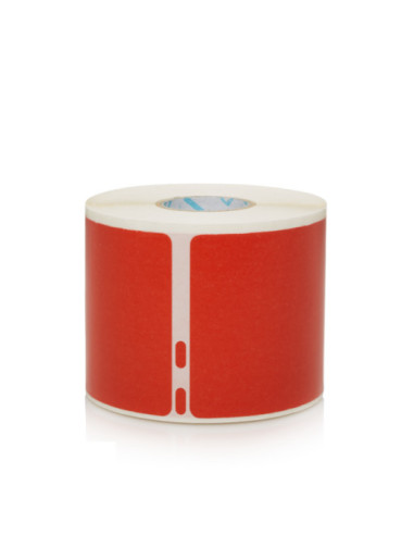 DYMO 2133399 etiqueta autoadhesiva Rectángulo redondeado Desmontable Rojo 220 pieza(s)