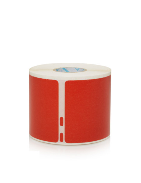 DYMO 2133399 etiqueta autoadhesiva Rectángulo redondeado Desmontable Rojo 220 pieza(s)
