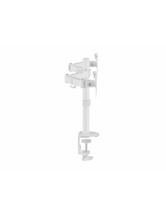Equip Soporte de escritorio articulado para dos monitores de 17«-32», blanco 2