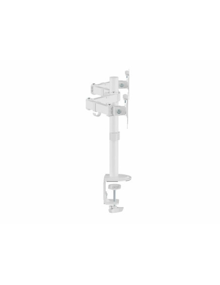 Equip Soporte de escritorio articulado para dos monitores de 17«-32», blanco