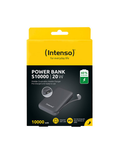 Intenso S10000 Polímero de litio 10000 mAh Gris