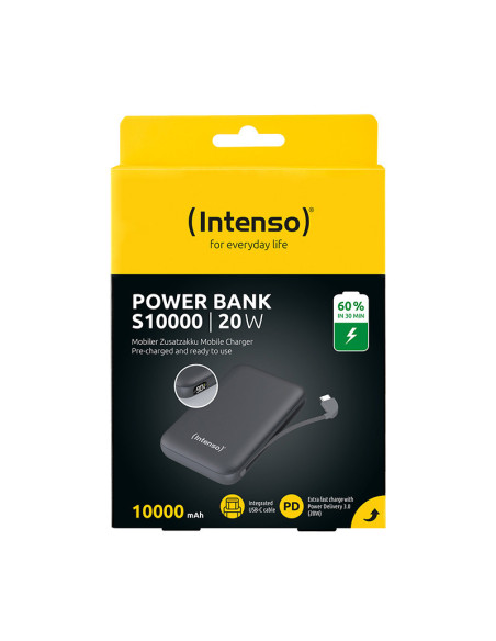 Intenso S10000 Polímero de litio 10000 mAh Gris