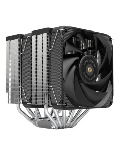 Mars Gaming MCPU-XU6, Disipador CPU Doble Torre, TDP 350W, 2x Ventiladores de Aspas Híbridas y Rodamiento FDB de Cobre