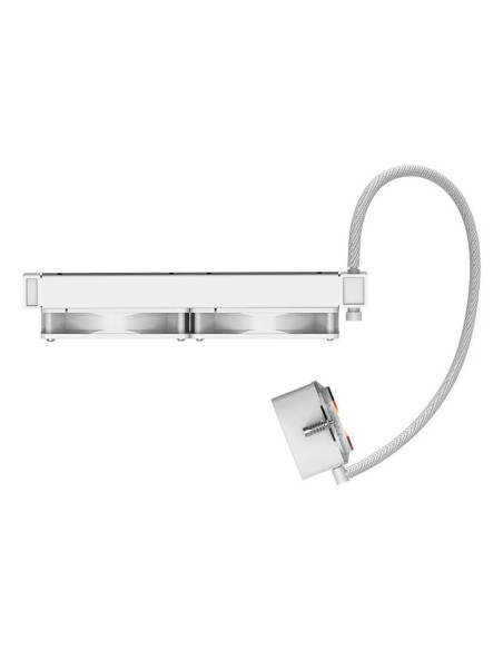 Hiditec LDCR10003 sistema de refrigeración para ordenador Procesador Sistema de refrigeración líquida todo en uno 12 cm Blanco
