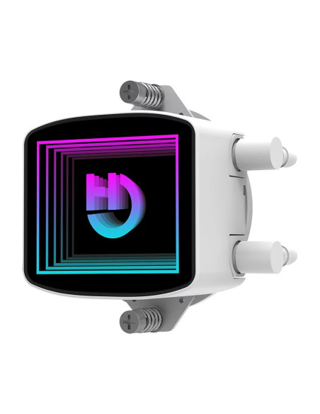 Hiditec LDCR10003 sistema de refrigeración para ordenador Procesador Sistema de refrigeración líquida todo en uno 12 cm Blanco