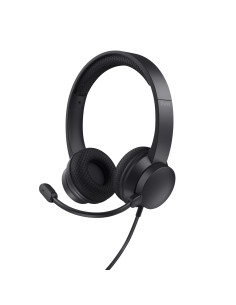 Trust Ayda Auriculares Alámbrico Diadema Llamadas Música USB tipo A Negro