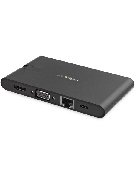 StarTech.com Docking Station USB-C con HDMI y VGA - para Mac y Windows -3x USB 3.0 - SD   micro SD - PD 3.0 - Adaptador USB C a