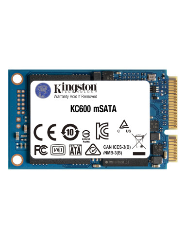 Kingston Technology Disco SSD KC600 SATA3 mSATA de 256 G