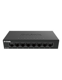 D-Link DGS-108GL No administrado Gigabit Ethernet (10 100 1000) Negro