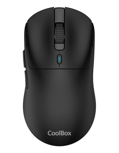 CoolBox GAMING RATON W03 NEGRO ULTRALIGERO INALAMBRICO RECARGABLE RF+BT+USB-C 10.000DPI