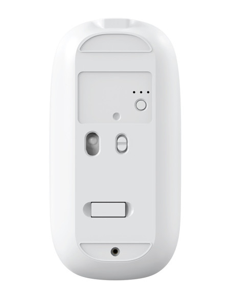 CoolBox RATON W02 IA BLANCO INALAMBRICO RECARGABLE 500MAH RF+BT 1600DPI COPILOT SILENTCLICK