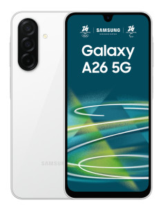 Samsung Galaxy A26 17 cm (6.7") Ranura híbrida Dual SIM Android 15 5G USB Tipo C 6 GB 128 GB 5000 mAh Blanco