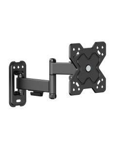 AISENS Soporte Eco Giratorio, Inclinable y Nivelable para Monitor TV 20kg (3 Pivotes) de 13"-32", Negro