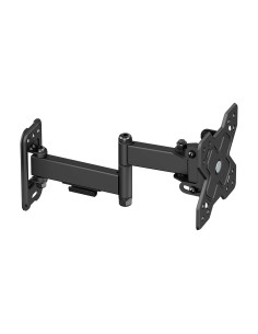 AISENS Soporte Eco Giratorio, Inclinable y Nivelable para Monitor TV 20kg (3 Pivotes) de 13"-32", Negro 2