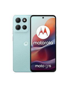 Motorola moto g15 17,1 cm (6.72") SIM doble Android 15 4G USB Tipo C 8 GB 512 GB 5200 mAh Azul claro 2