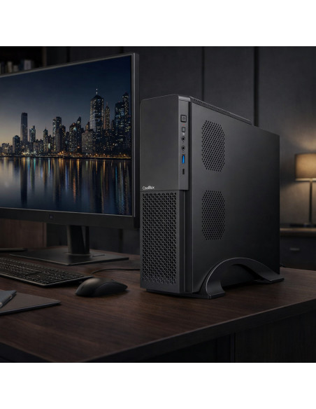 CoolBox CAJA MATX SLIM T313 USB-C 3.2 GEN1 FTE.300SBZ 300W 80+ BRONZE