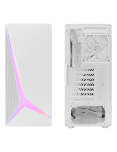 CoolBox GAMING CAJA ATX GA450 STARLIGHT WHITE ARGB USB-C 3.2 GEN1 SIN FTE + 1 VENTILADOR
