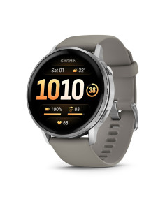 Garmin Venu 4 3,56 cm (1.4") AMOLED 45 mm Digital 454 x 454 Pixeles Pantalla táctil Plata Wifi GPS (satélite)